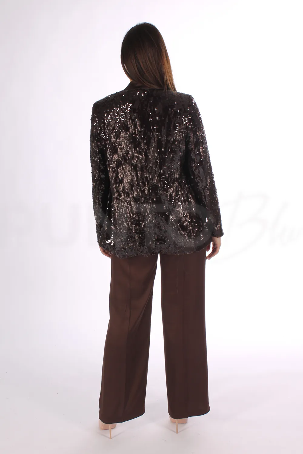 SEVENTY | GIACCA DOPPIOPETTO PAILLETTES  - Punto Blu